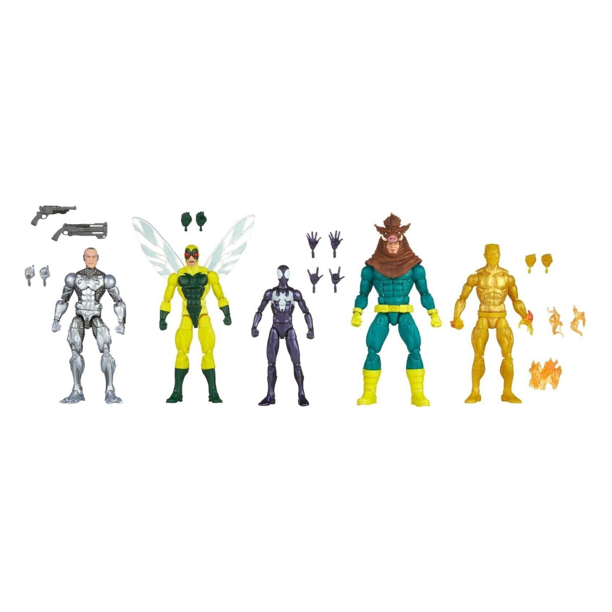 Hasbro - Marvel Legends 6 Inch Spider-Man Action Figure Multipack - Multi-Color