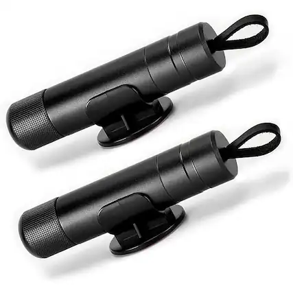 Front. MOSZAR LLC - Safe Hammer Car Window Breaker with Seatbelt Cutter, Underwater Use.