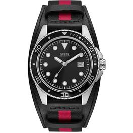 Guess - Men's Classic Dial Watch - W1051G1 - Black