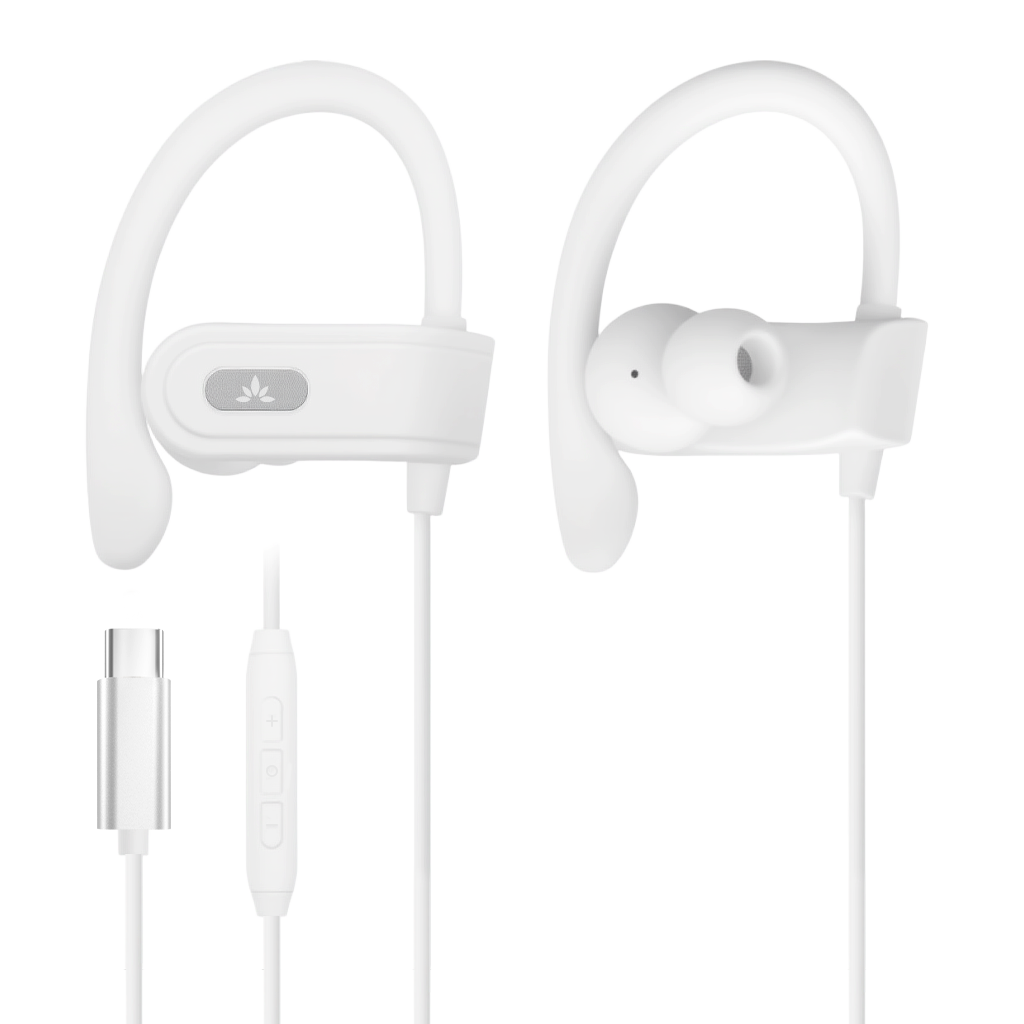 Front. Avantree - C171 - USB-C Wired Earbuds, Microphone & Volume Controls,.