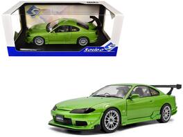 Solido - 1999 Nissan Silvia S15 Spec-R Aero RHD (Right Hand Drive) "Never Satisfied" 1/18 - Green Metallic