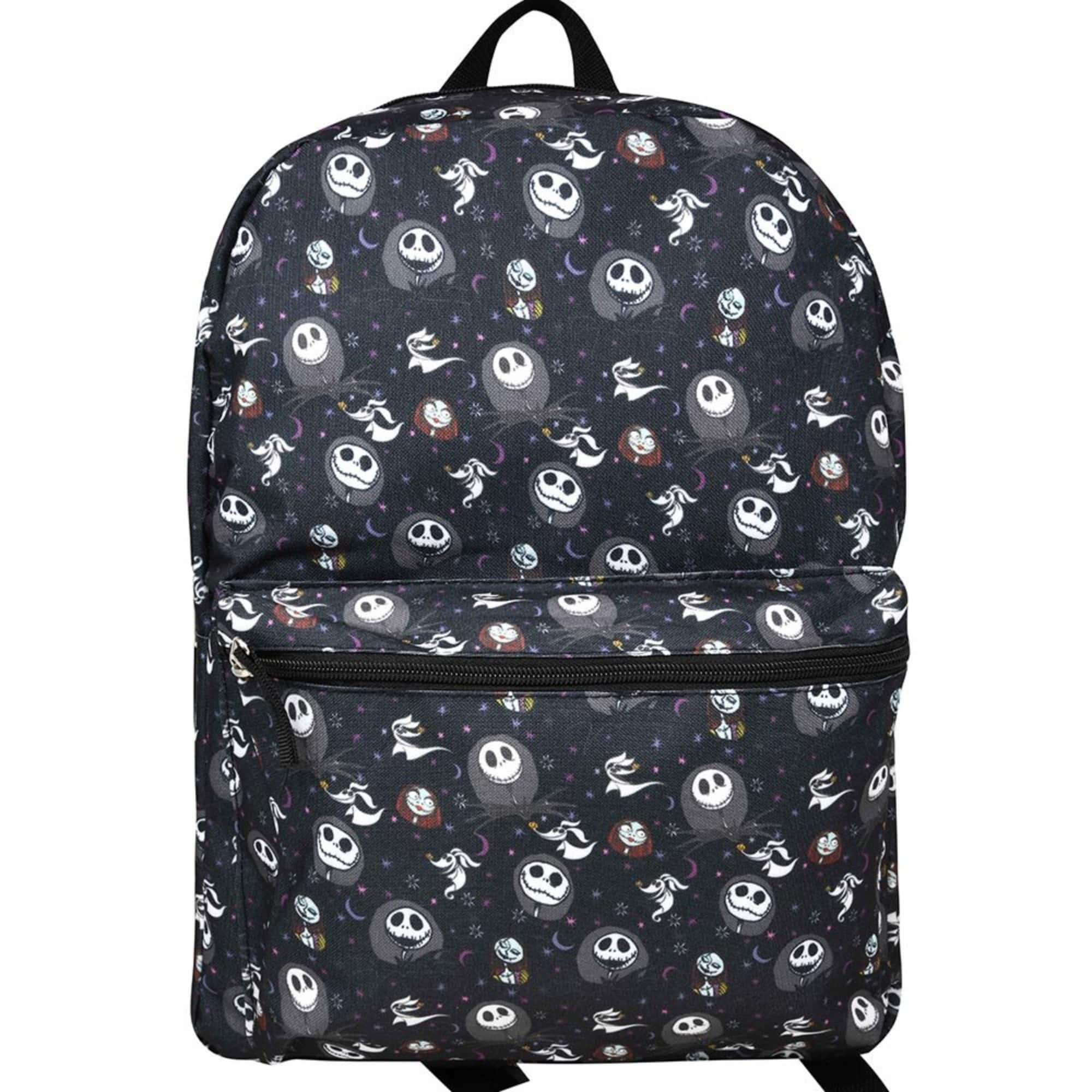 Disney - Nightmare Before Christmas 16” Backpack All Over Print - Black