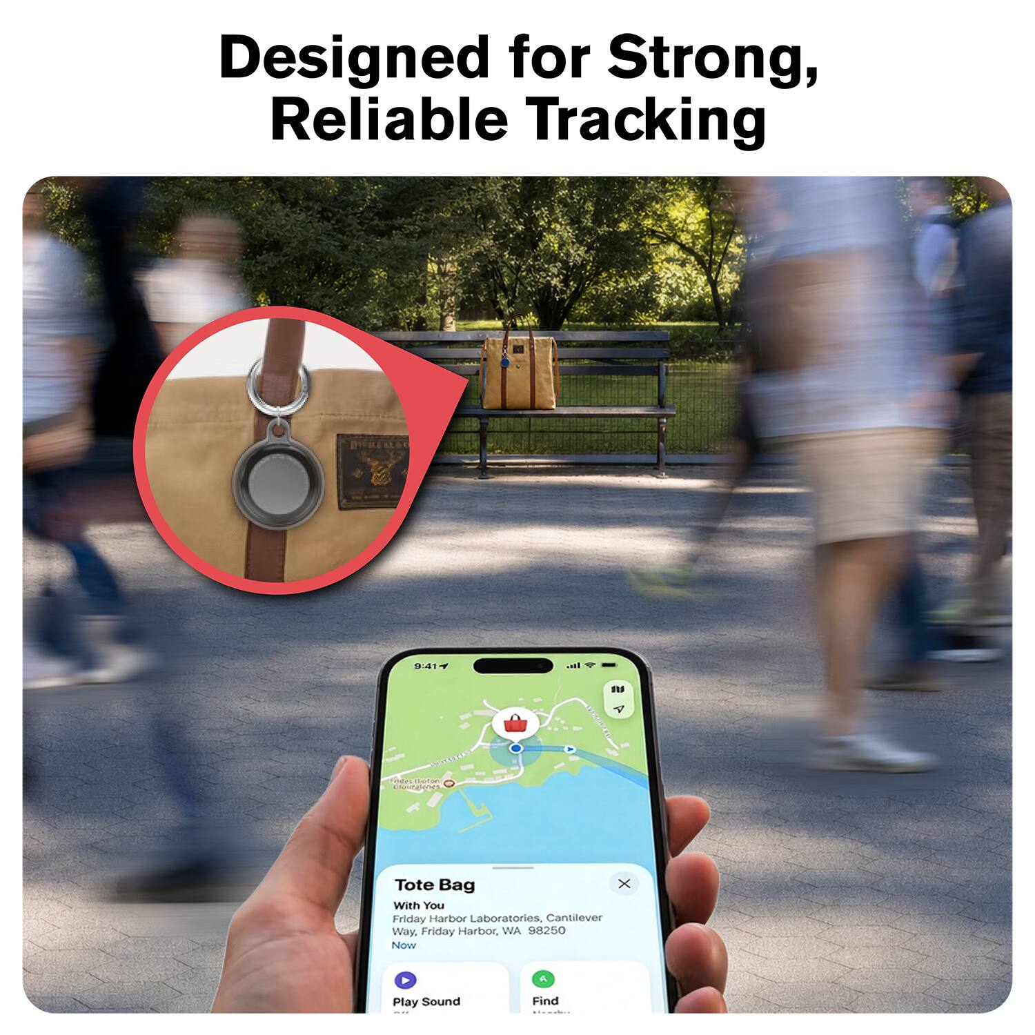 Designed for Strong, Reliable Tracking

Tote Bag
With You
Friday Harbor Laboratories Cantilever Way, Friday Harbor, WA 98250
Now

Play Sound