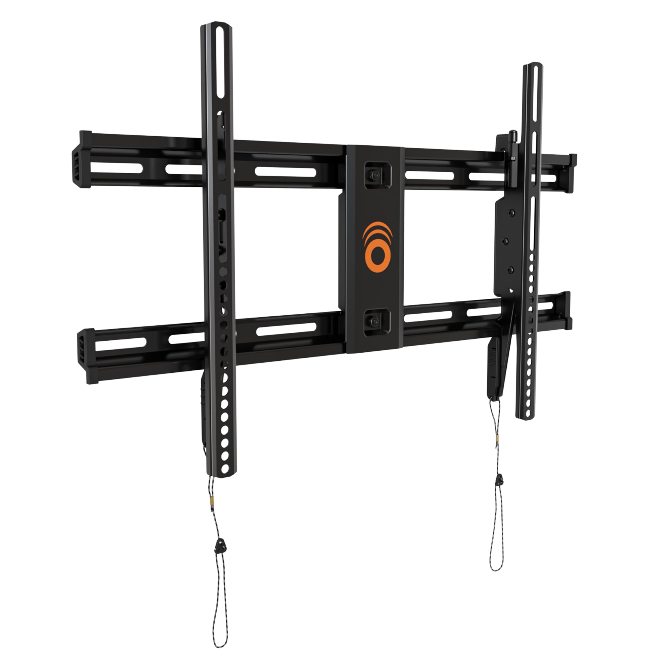 Front. ECHOGEAR - Heavy Duty TV Wall Mount Bracket for TVs Up to 90" - Low Profile Design Holds TV Only 2.25" from Wall - Easy Install - Black.