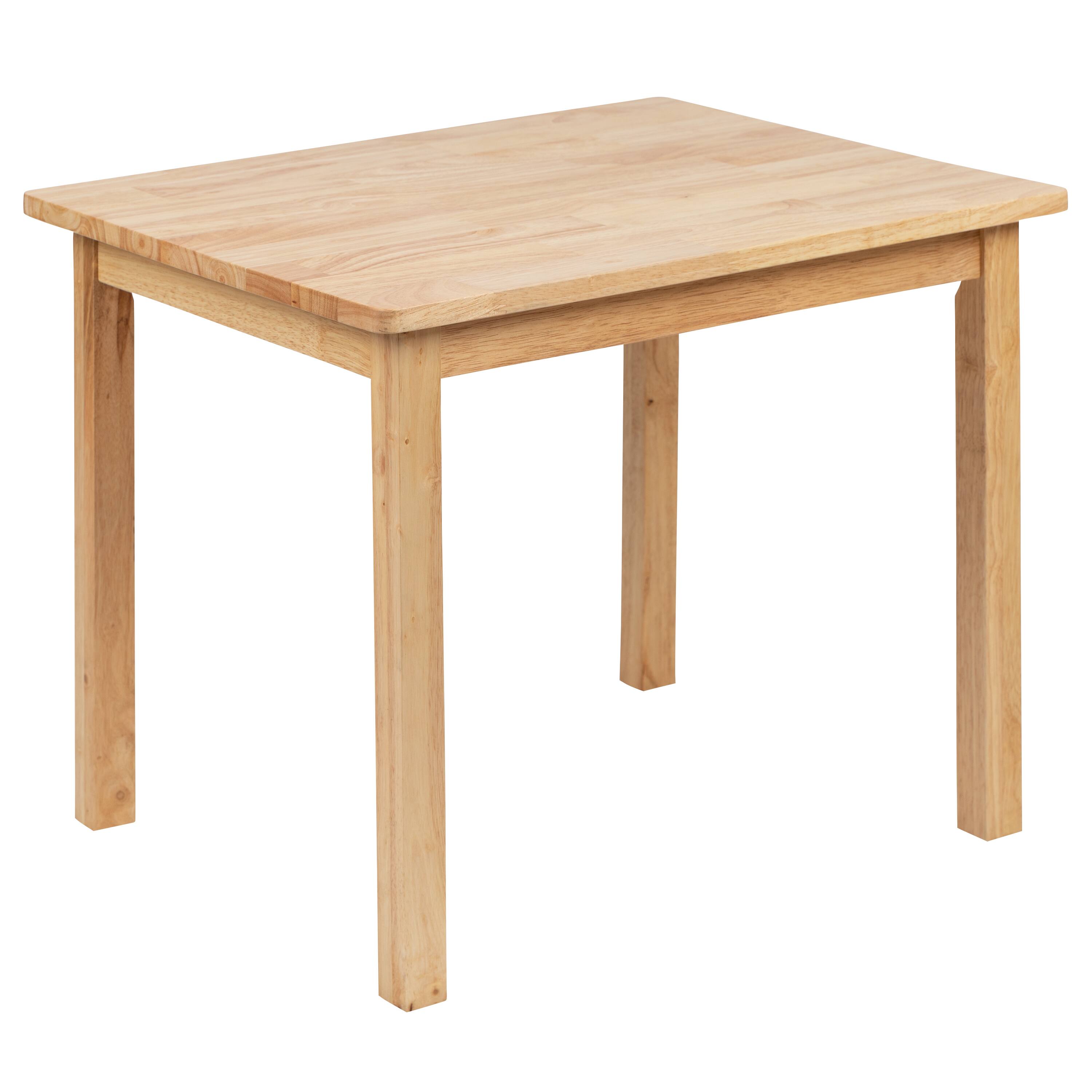 Alt View 23. Alamont Home - Kids Solid Hardwood Table and Chair Set for Playroom, Bedroom, Kitchen - 3 Piece Set - Natural.