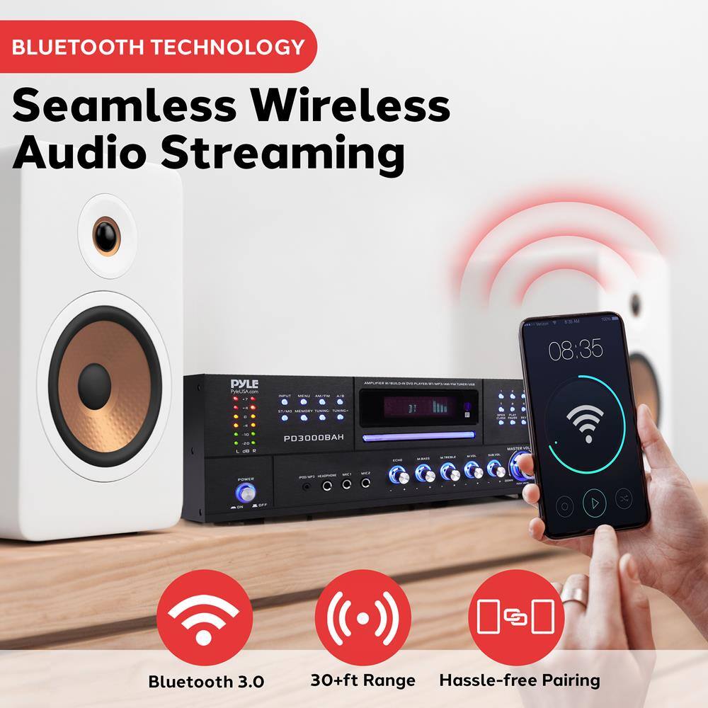 BLUETOOTH TECHNOLOGY  
Seamless Wireless Audio Streaming  

Bluetooth 3.0  
30+ft Range  
Hassle-free Pairing