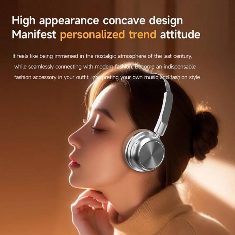 High appearance concave design  
Manifest personalized trend attitude  

It feels like being immersed in the nostalgic atmosphere of the last century, while seamlessly connecting with modern fashion. Become an indispensable fashion accessory in your outfit, interpreting your own music and fashion style.