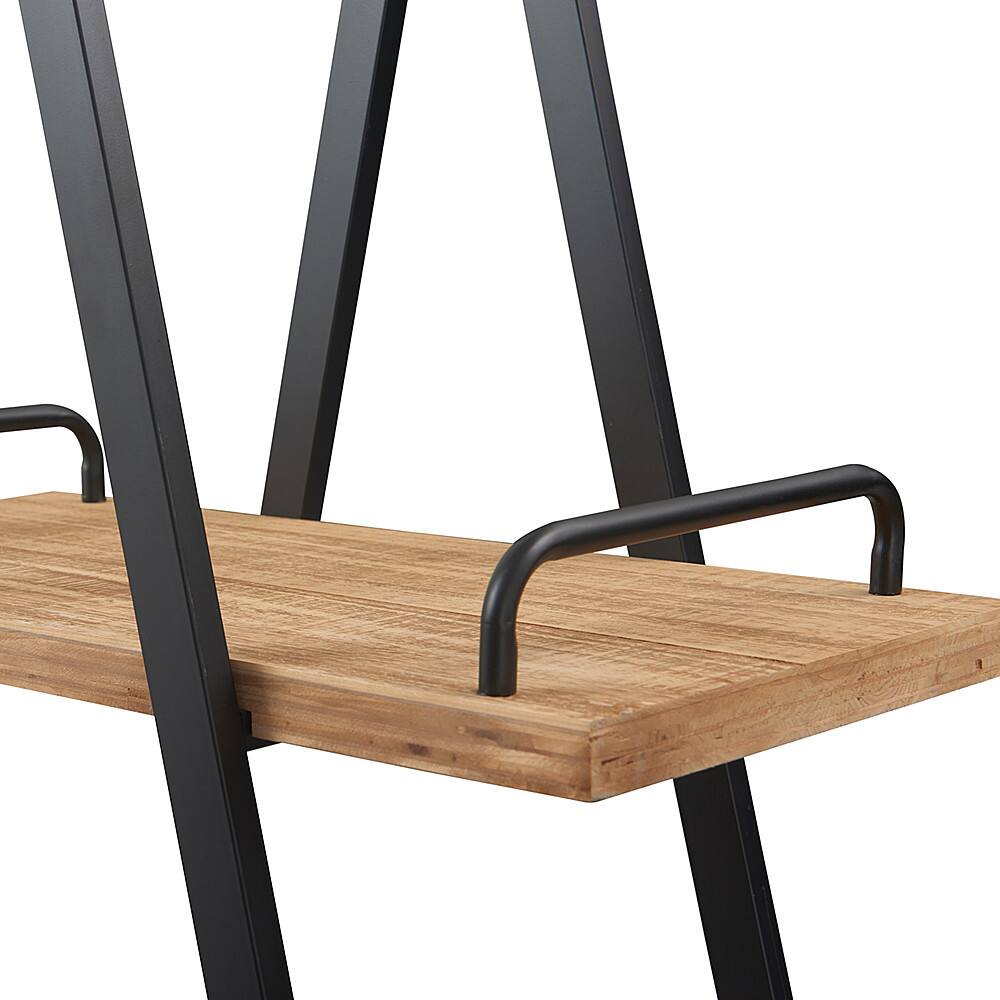 Alt View 13. Finch - Morris A-Frame Industrial Bookshelf - Natural.