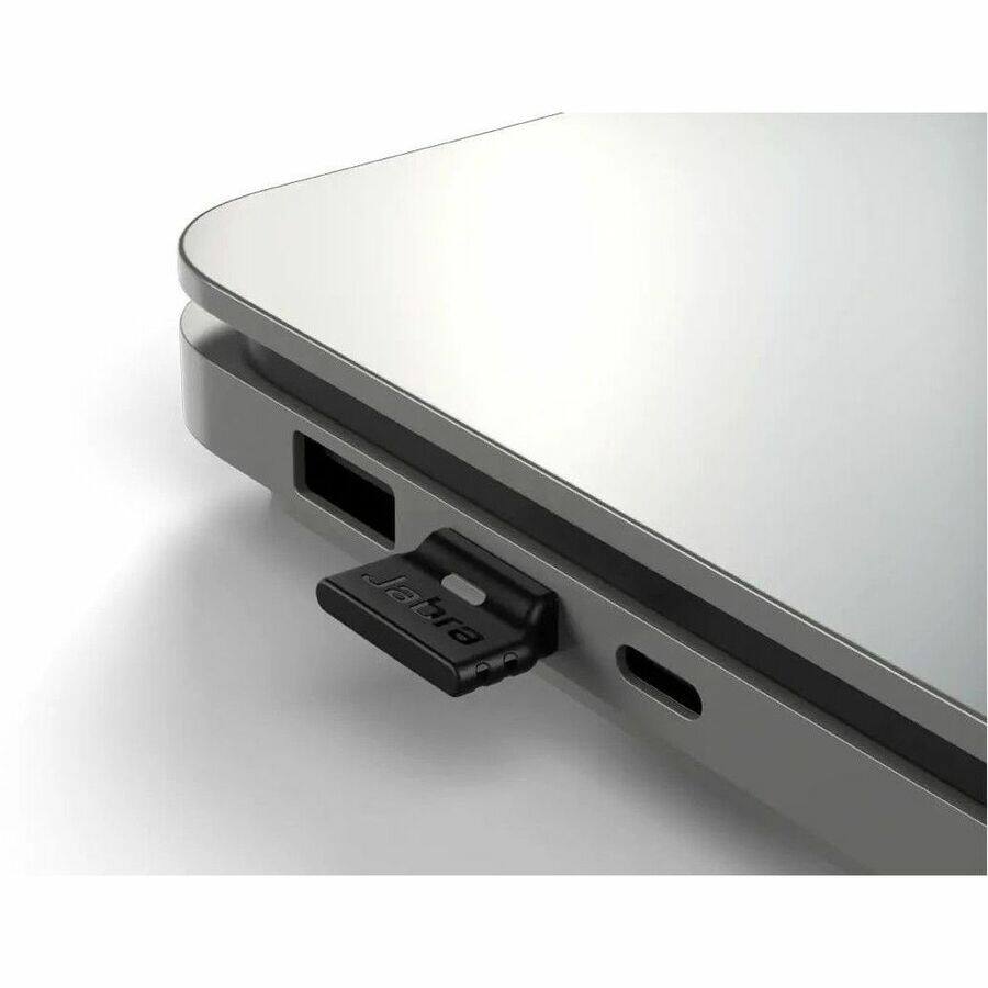 Alt View 1. Jabra - Jabra LINK 390a Bluetooth 5.3 Bluetooth Adapter for Bluetooth Headset, Desktop Computer - USB Type A - Silver.