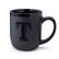 Front. WinCraft - Texas Rangers 17oz. Black Tonal Ceramic Mug - Multicolor.