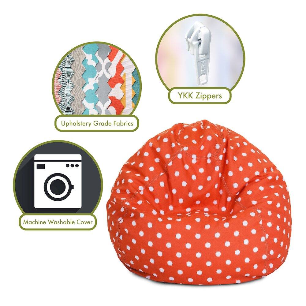 - Upholstery Grade Fabrics
- YKK Zippers
- Machine Washable Cover