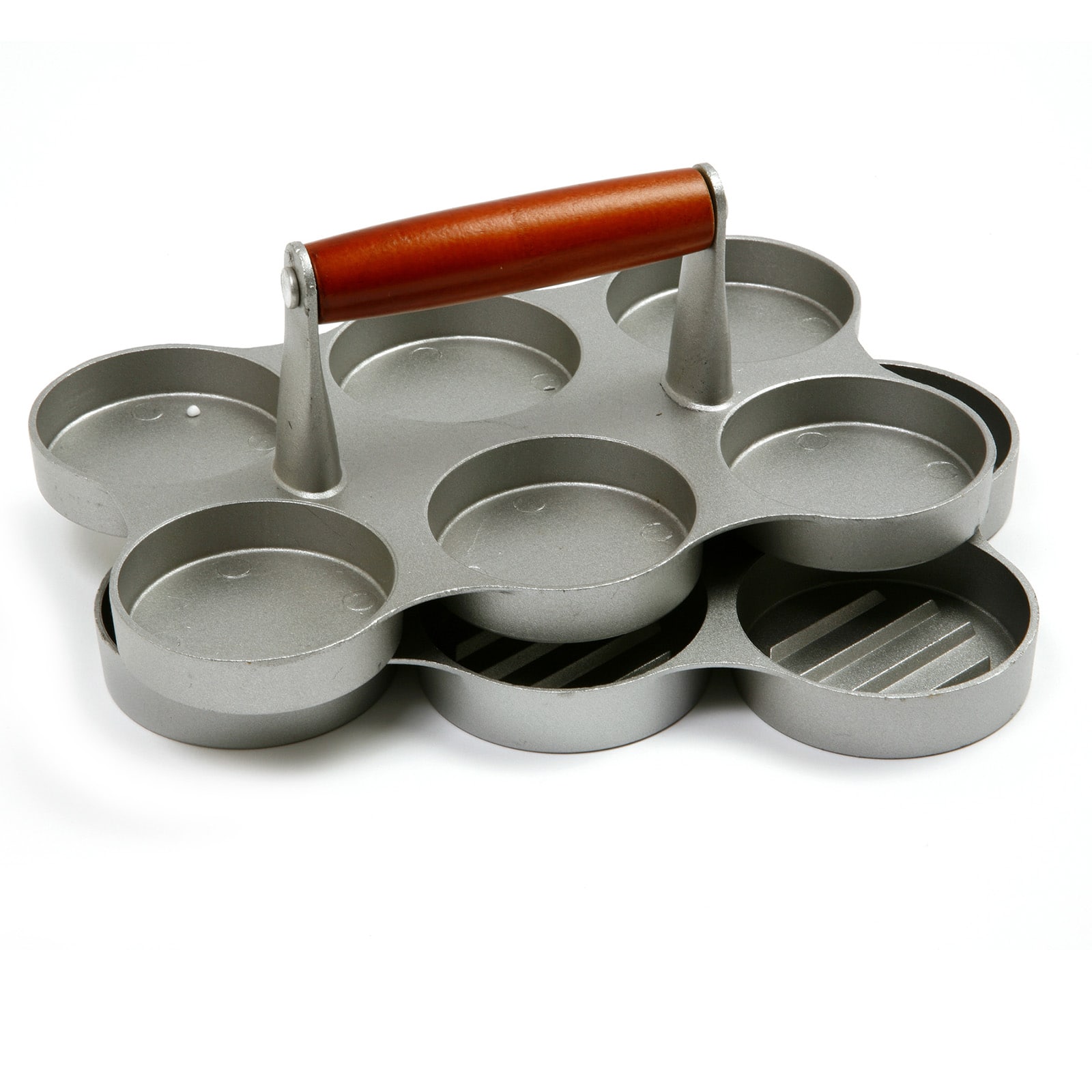 Norpro - Nonstick Cast Aluminum Mini Burger Press, Makes 6 Sliders - Silver price history on PriceWatchPro