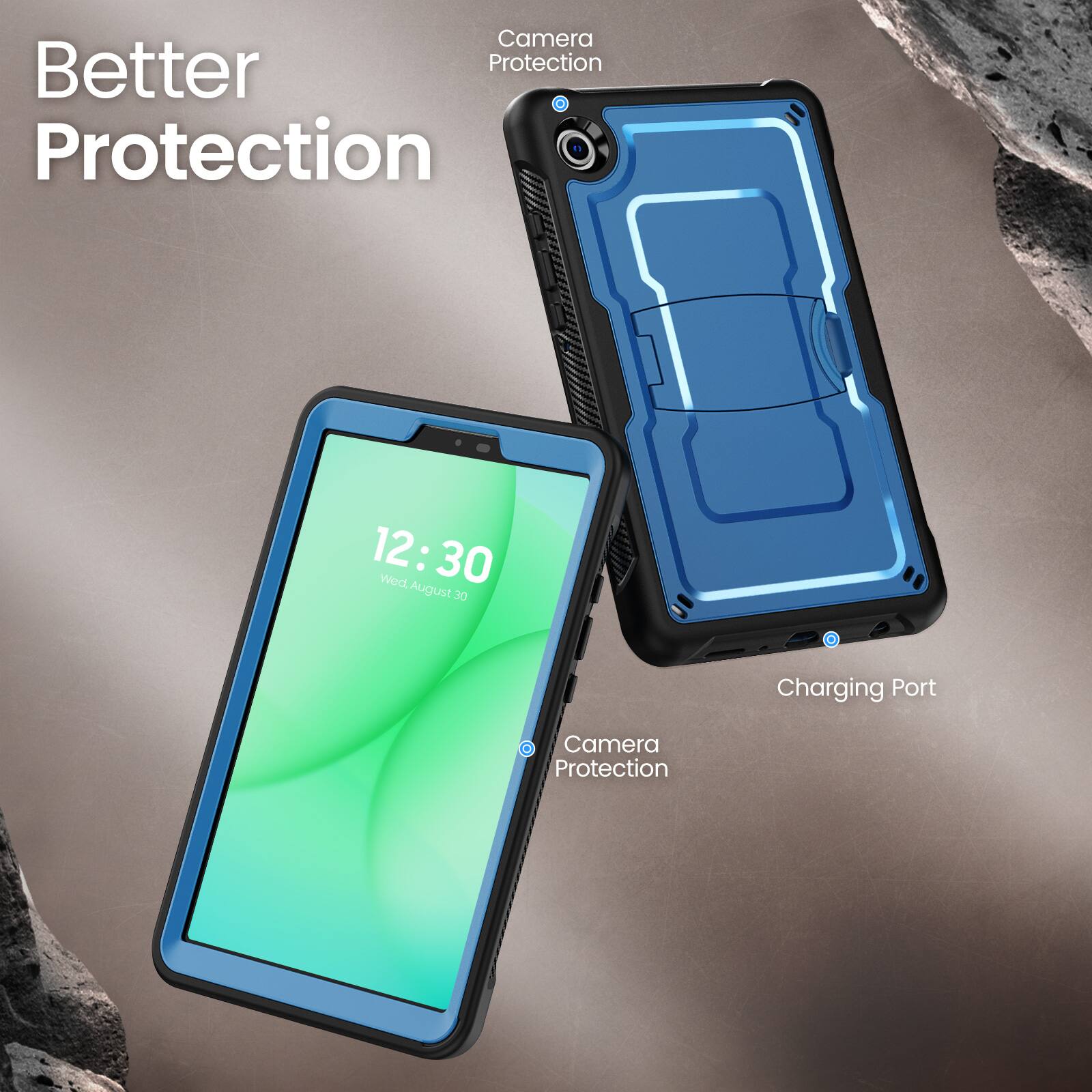 Better Protection

Camera Protection

12:30 Wed August 30

Charging Port