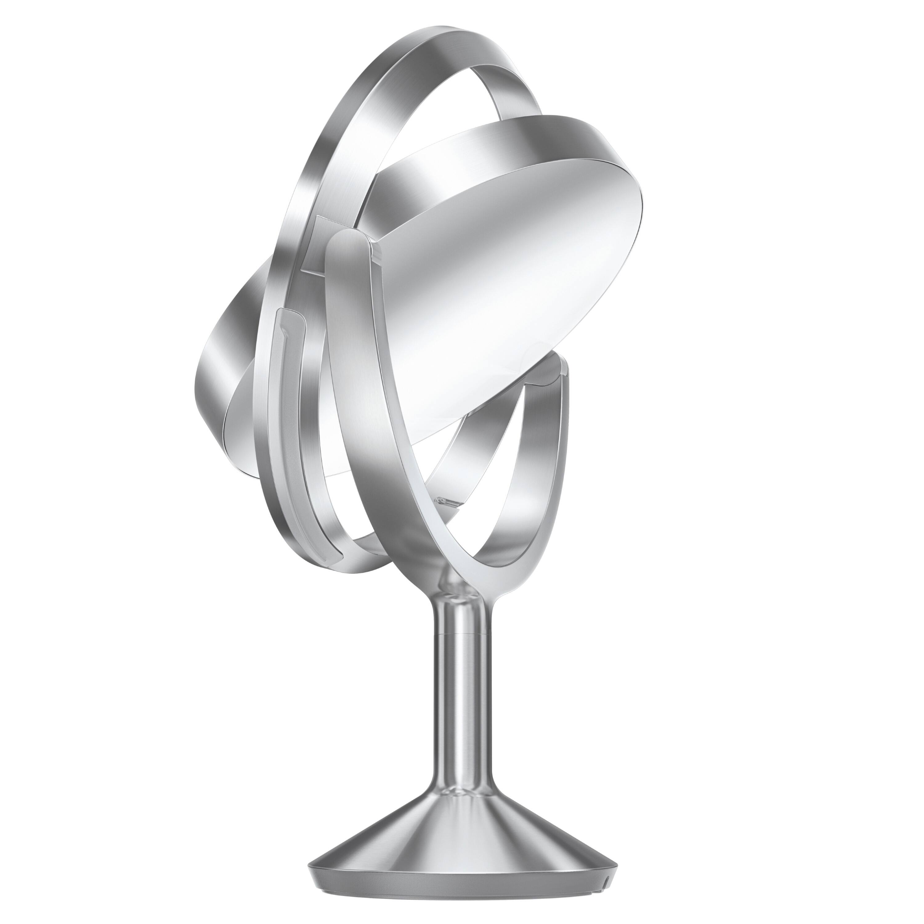 Alt View 3. simplehuman - sensor mirror trio max, brushed stainless steel - Brushed.