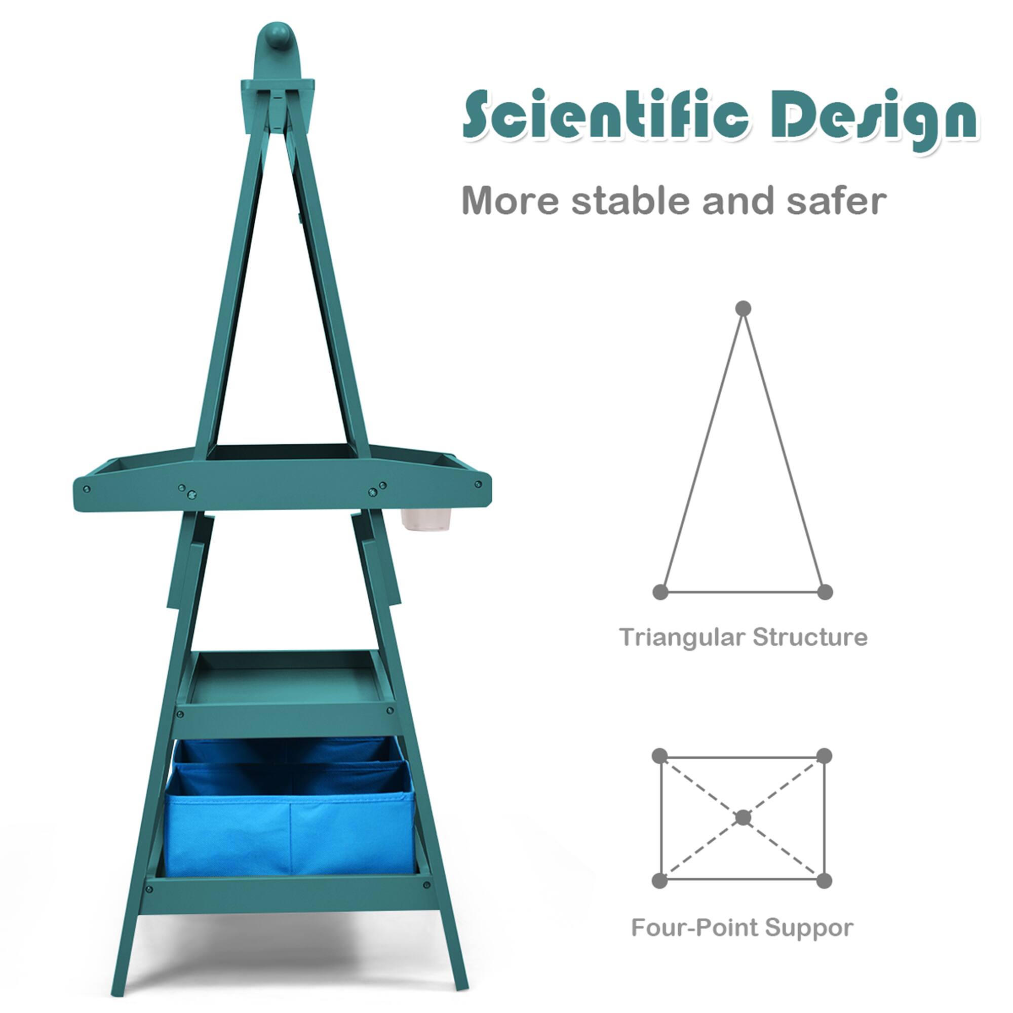 Scientific Design  
More stable and safer  

Triangular Structure  

Four-Point Support