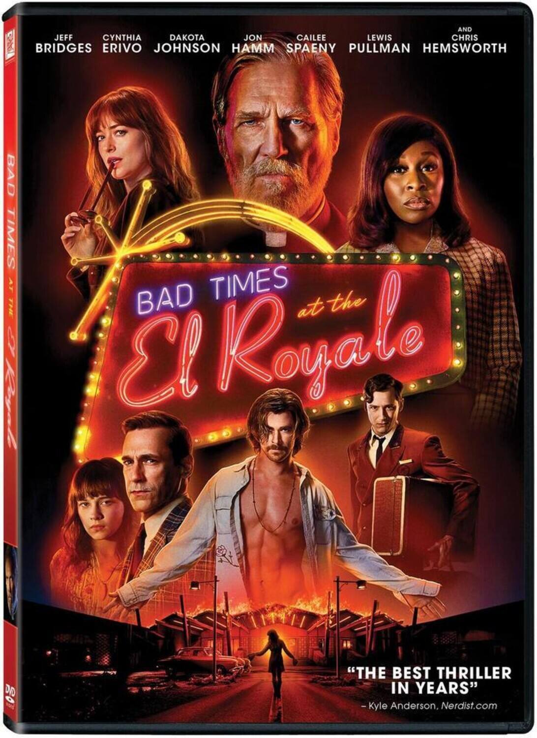Front. Bad Times at the El Royale   - DVD.