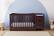 Angle. Graco - Remi 4-in-1 Convertible Crib and Changer - Espresso.