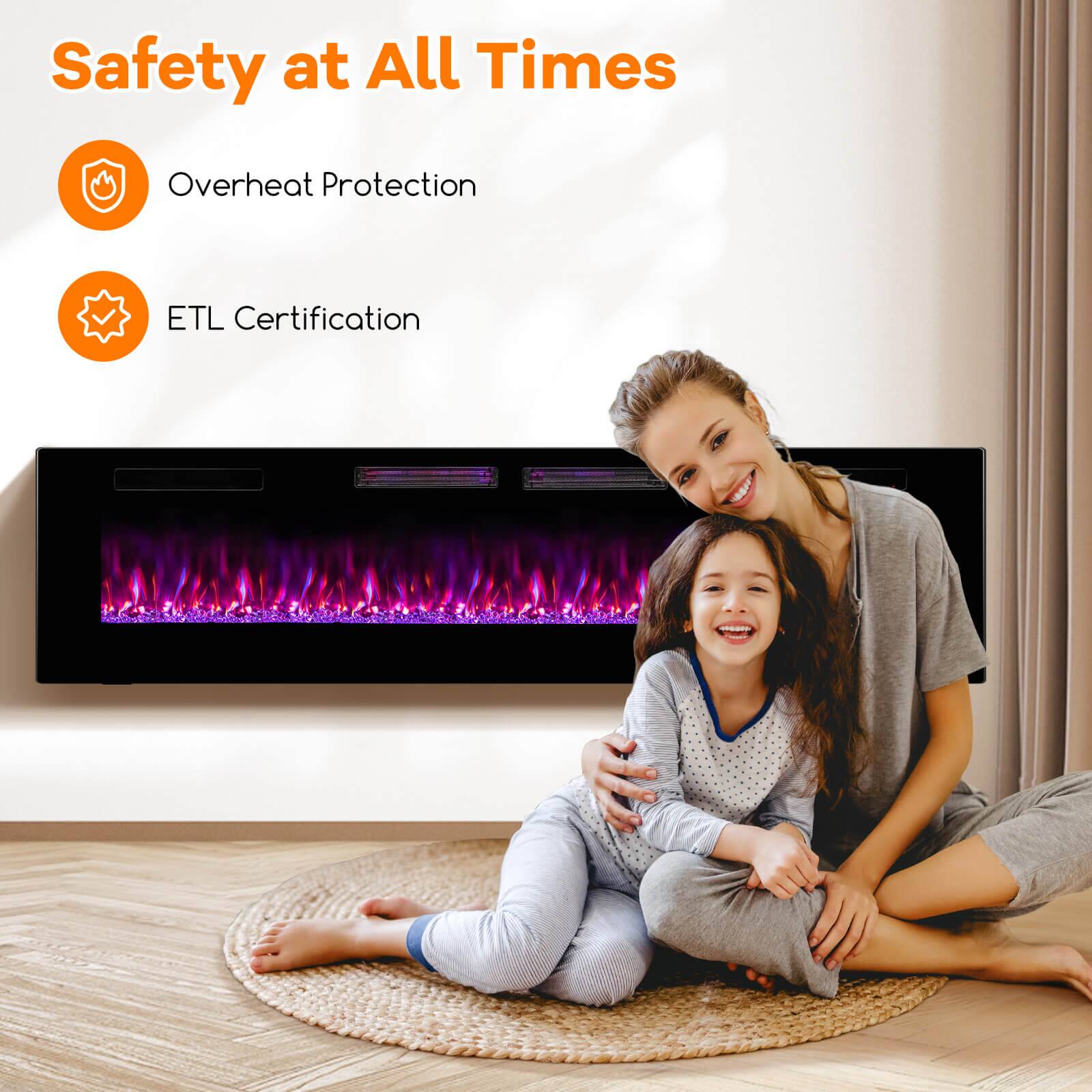 Safety at All Times

- Overheat Protection
- ETL Certification