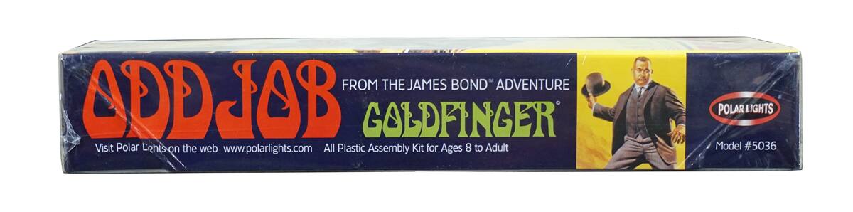 ADDJOB  
FROM THE JAMES BOND ADVENTURE  
GOLDFINGER  

Visit Polar Lights on the web www.polarlights.com  
All Plastic Assembly Kit for Ages 8 to Adult  

POLAR LIGHTS  
Model #5036