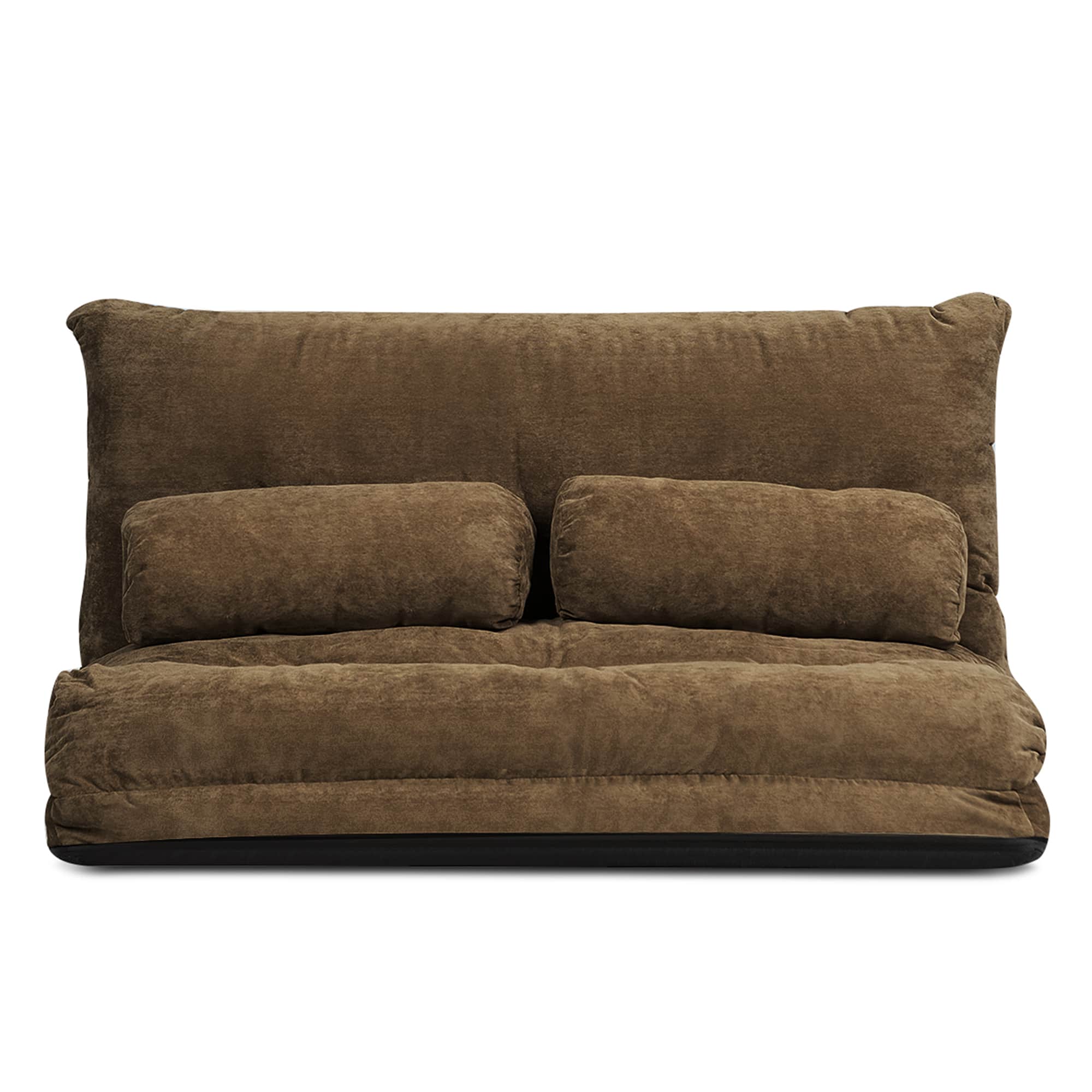 Costway - Floor Sofa Bed 6-Position Adjustable Sleeper Lounge Couch with 2 Pillows - Coffee price history on PriceWatchPro