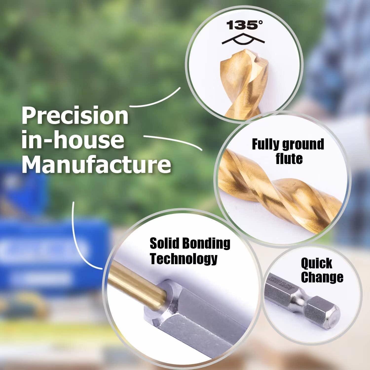 135° Precision in-house Manufacture  
Fully ground flute  
Solid Bonding Technology  
Quick Change