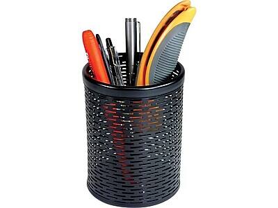 Alt View 1. Artistic - Artistic Urban Collection Pencil Holder, Black Metal (ART20005) - Black.