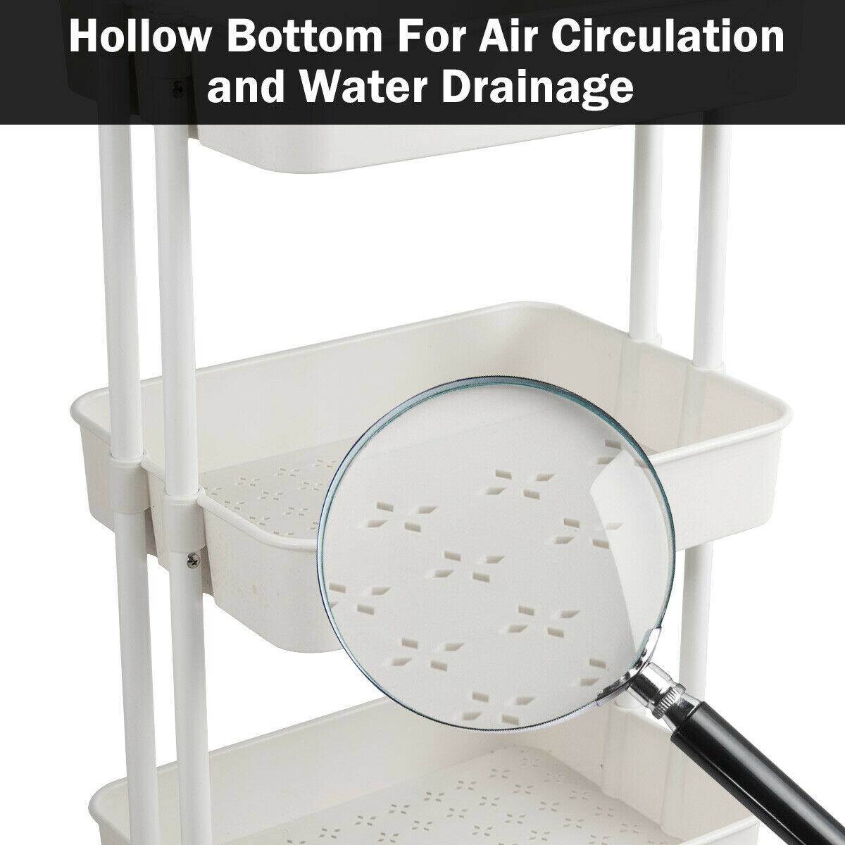 Hollow Bottom For Air Circulation and Water Drainage
