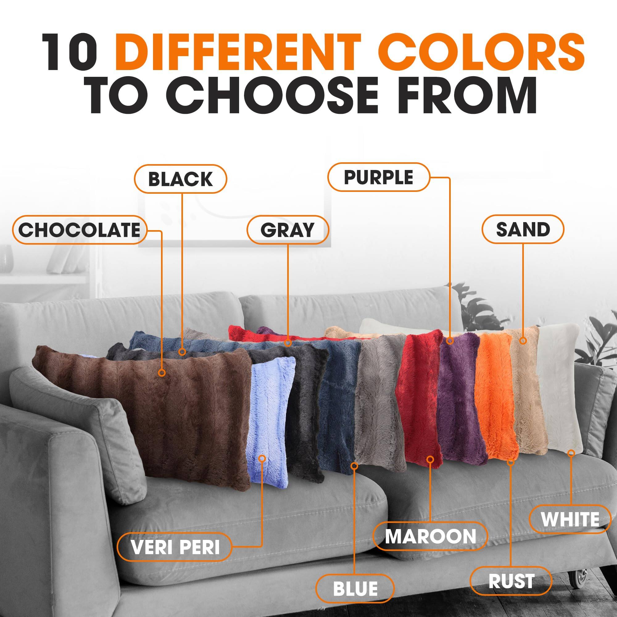 10 DIFFERENT COLORS TO CHOOSE FROM

- BLACK
- PURPLE
- CHOCOLATE
- GRAY
- SAND
- VERI PERI
- MAROON
- WHITE
- BLUE
- RUST