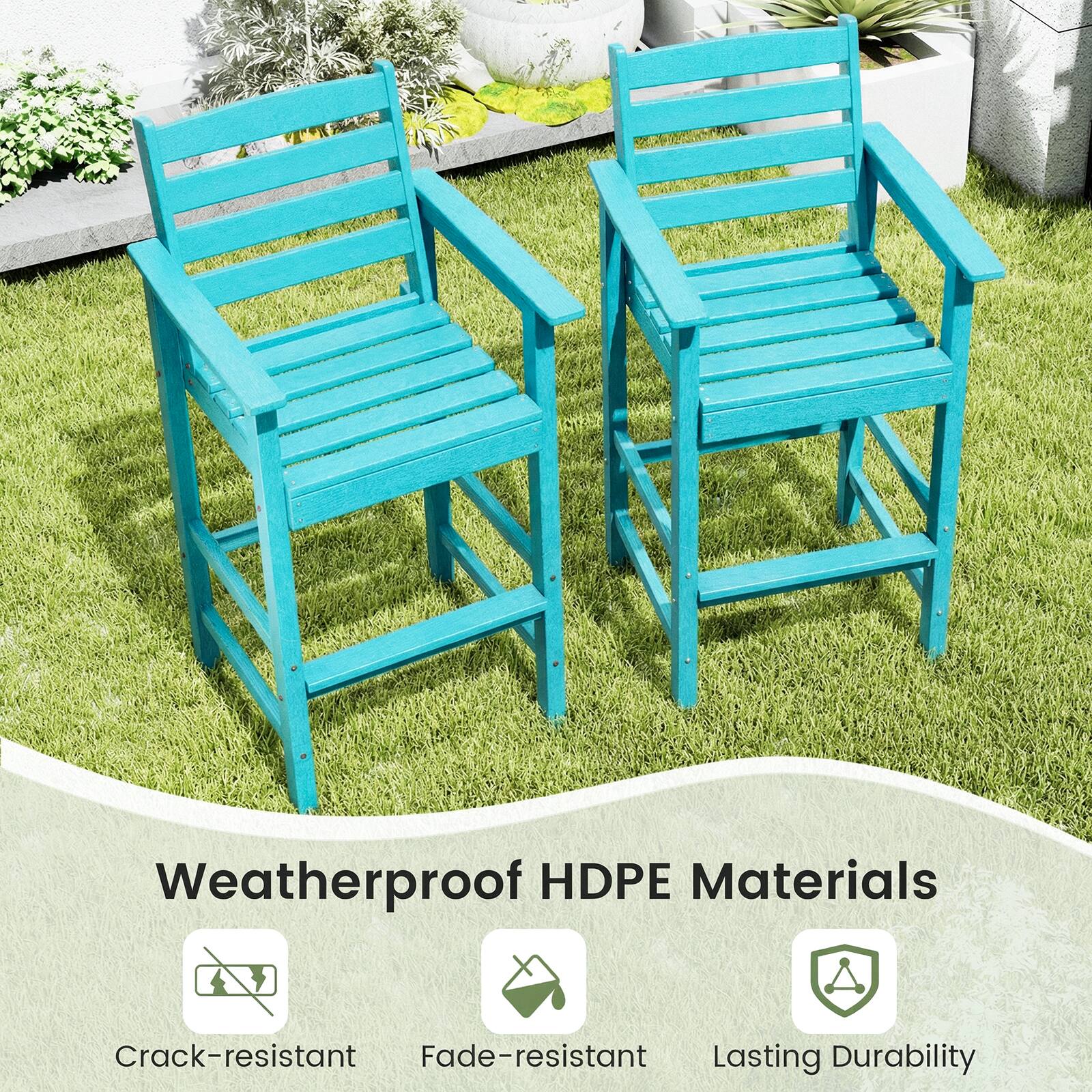 Weatherproof HDPE Materials  
Crack-resistant  
Fade-resistant  
Lasting Durability