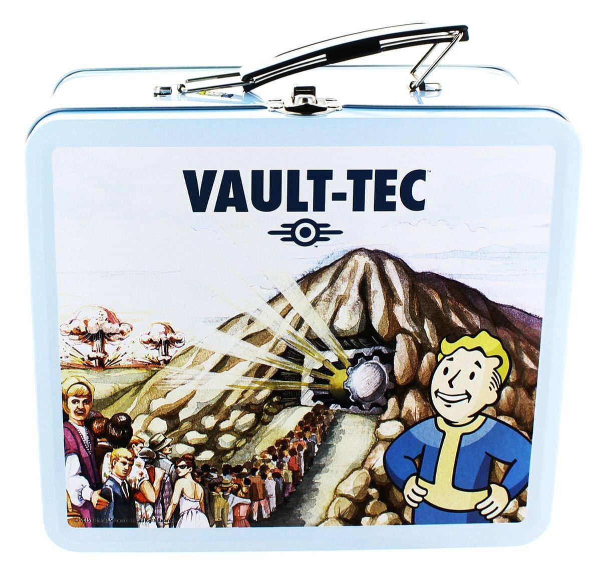 Alt View 10. Fanwraps - Fallout Shelter "Pre-Nuclear" Tin Tote Prop - Multi-Color.