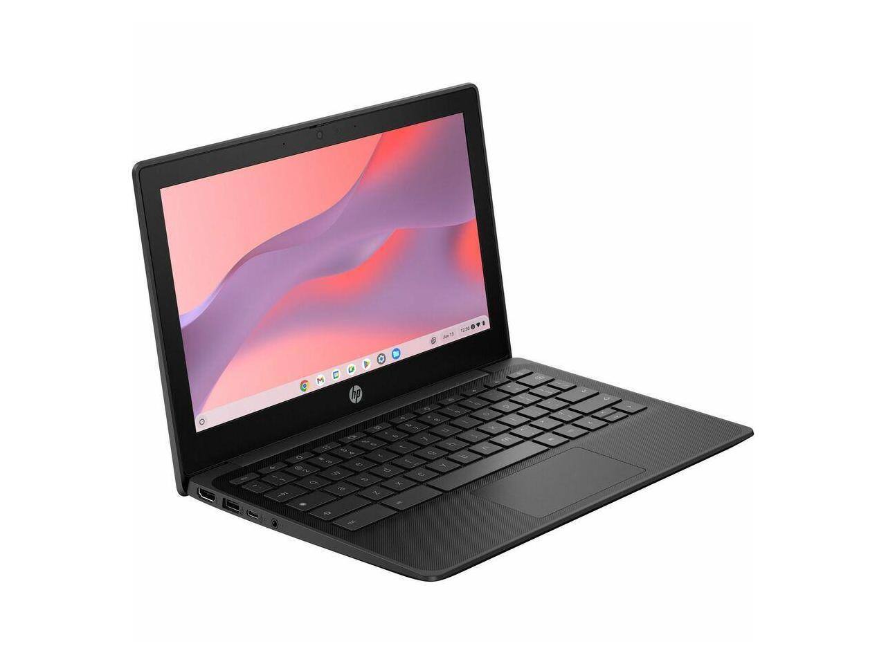 Alt View 5. HP - HP Fortis G1m 11.6" Touchscreen Rugged Chromebook - Octa-core ARM - 4 GB - 32 GB - Jet Black - Black.