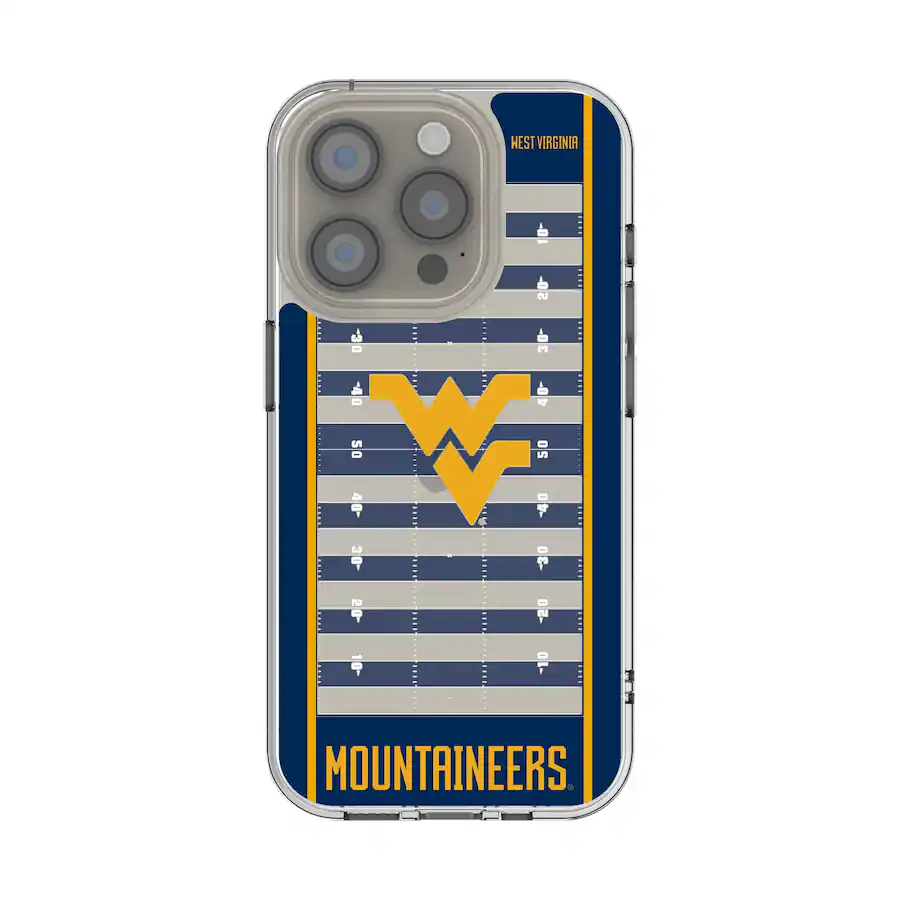 G Football Design Keyscaper NCAA West Virginia Mountaineers iPhone Clear Football Field ...