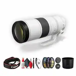 Canon - RF 200-800mm f/6.3-9 IS USM Super-telephoto Zoom Lens with Filter and Cleaning Kit