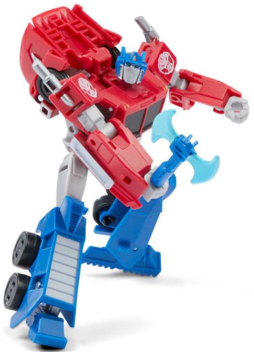 Alt View 7. Hasbro - Hasbro Collectibles - Transformers EarthSpark - Deluxe - Optimus Prime  - COLLECTABLES - Multicolor.