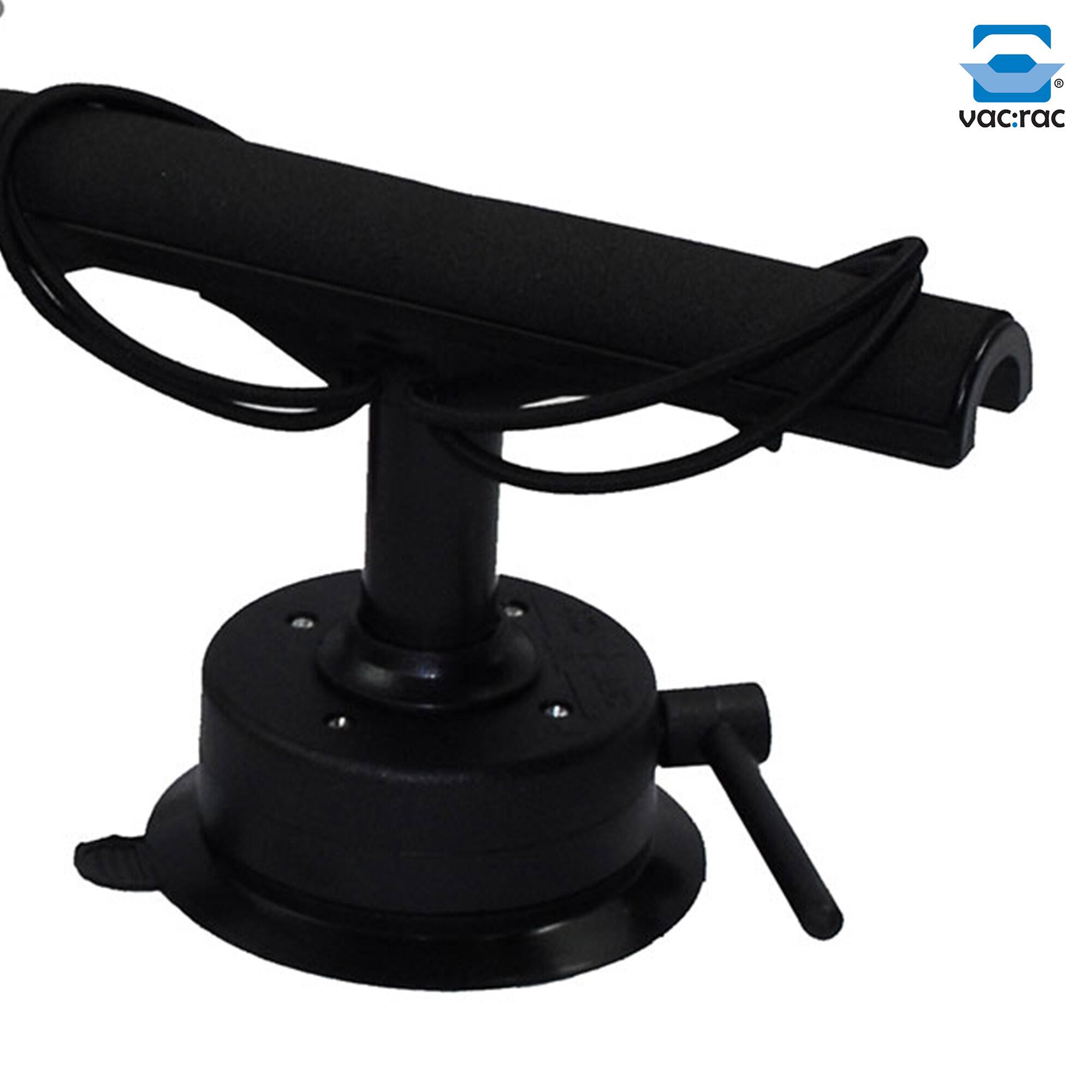 Alt View 4. Vac Rac - Vac Rac Pro Standard Vacuum Base T Bar Design Rod Rack Holds Up To 8 Rods, Black - Black.