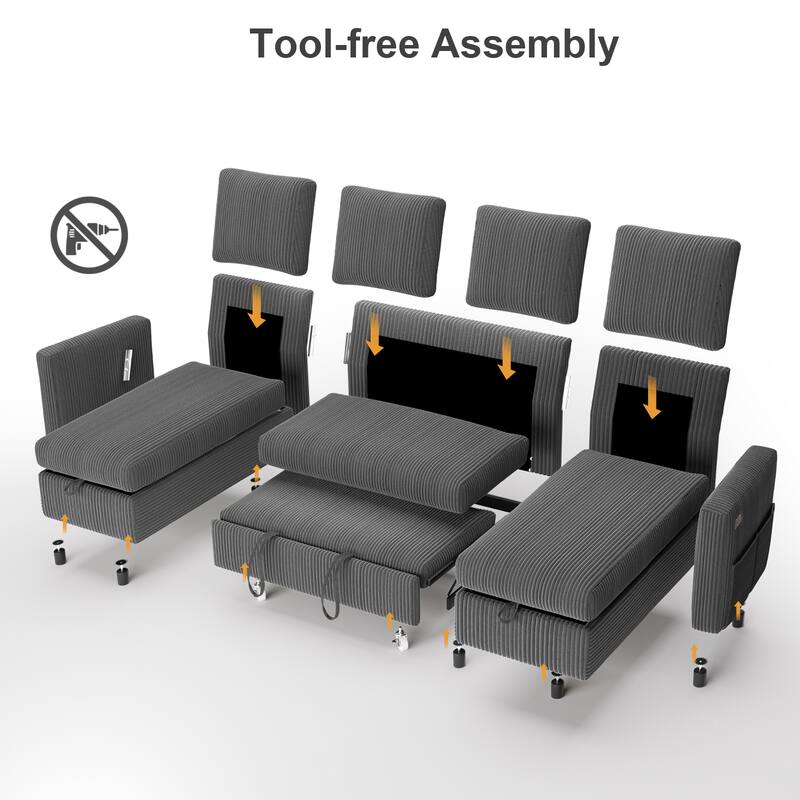 Tool-free Assembly