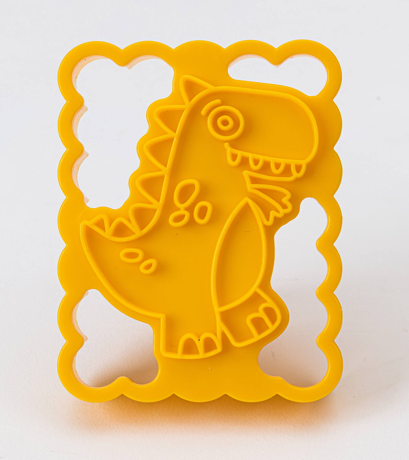 Alt View 2. MOBI - Silicone Ice Cream Sandwich Maker, T-Rex - Yellow.