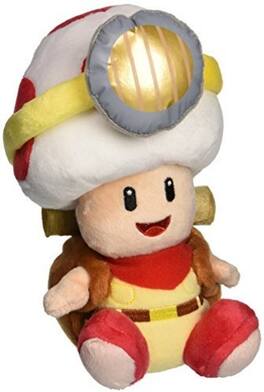 Little Buddy - Nintendo - Super Mario Bros. Captain Toad Sitting 7" Plush - Collectibles - Multicolor