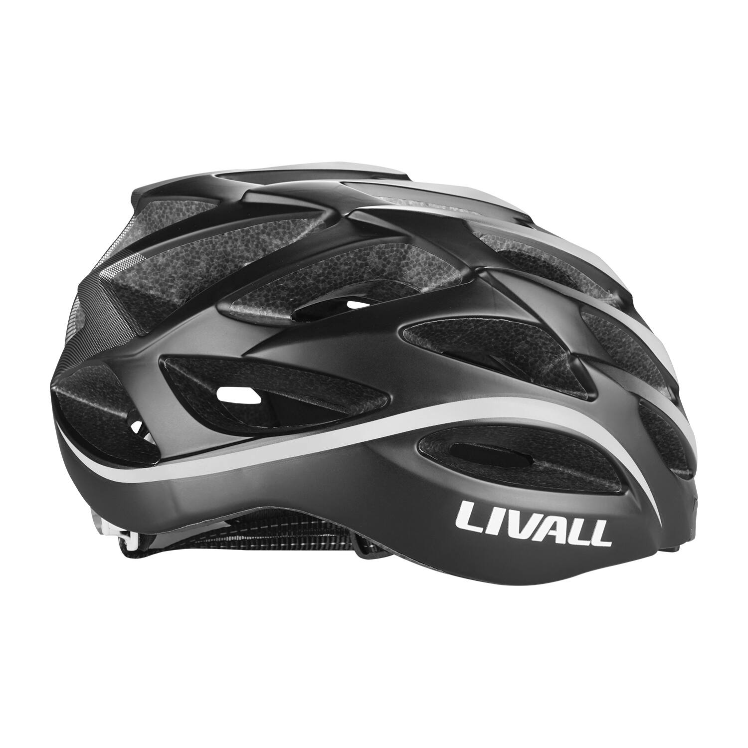 Alt View 6. LIVALL - LIVALL smart road bike helmet BH62 NEO - Black&White.