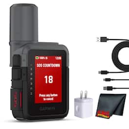 Garmin - inReach Mini 3 Satellite Communicator with Color Touchscreen Travel Bundle