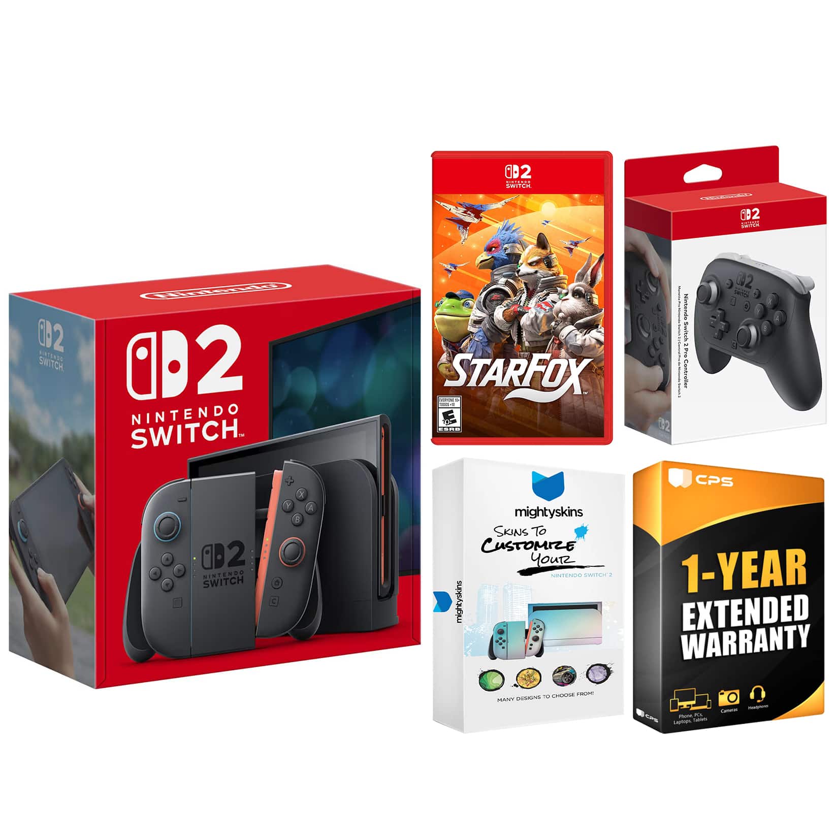Nintendo Switch 本体+256GB Switch 2 Console with Star Fox Game and 256GB microSD Express Card
