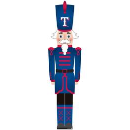 Fan Creations - Texas Rangers 46" Nutcracker Leaner - Multicolor