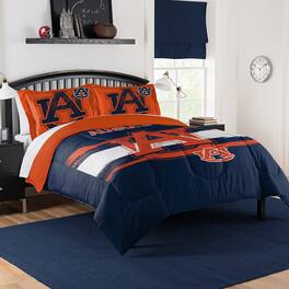 Sweet Home Collection - NCAA Auburn Tigers Comforter & Sham Set- Full/Queen - Multicolored