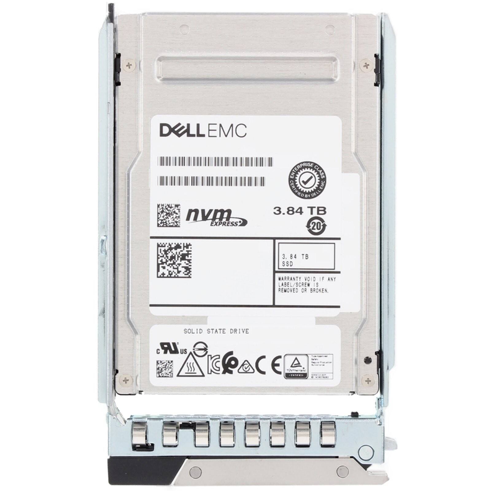 DELL EMC NVMe EXPRESS ENTERPRISE CLASS 3.84 TB 20 3.84 TB SSD WARRANTY VOID IF ANY LABEL/SCREW IS REMOVED OR BROKEN SOLID STATE DRIVE