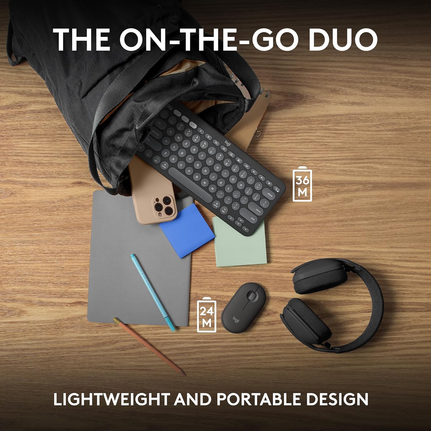 THE ON-THE-GO DUO

LIGHTWEIGHT AND PORTABLE DESIGN

36 M

24 M