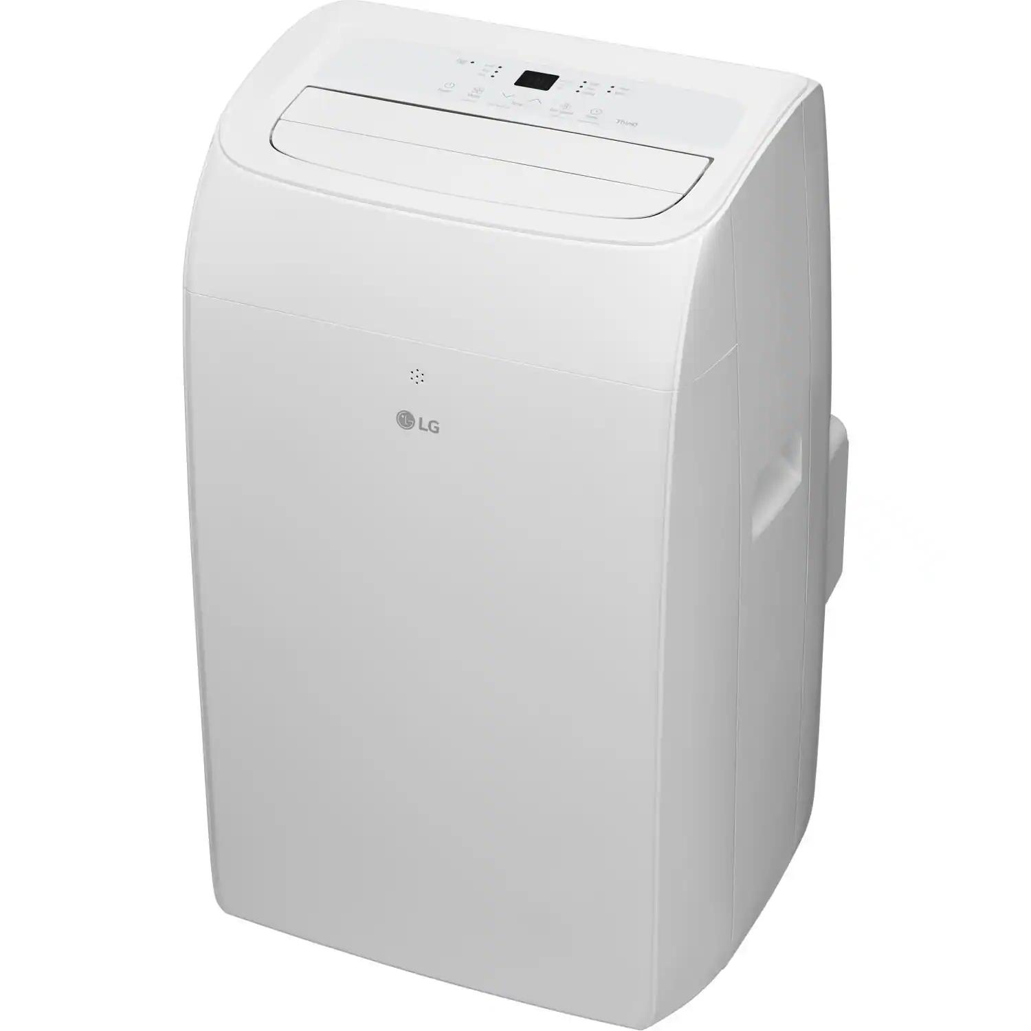 Front. LG - 450 Sq. Ft. Smart Portable Air Conditioner 10,200 BTU - White.