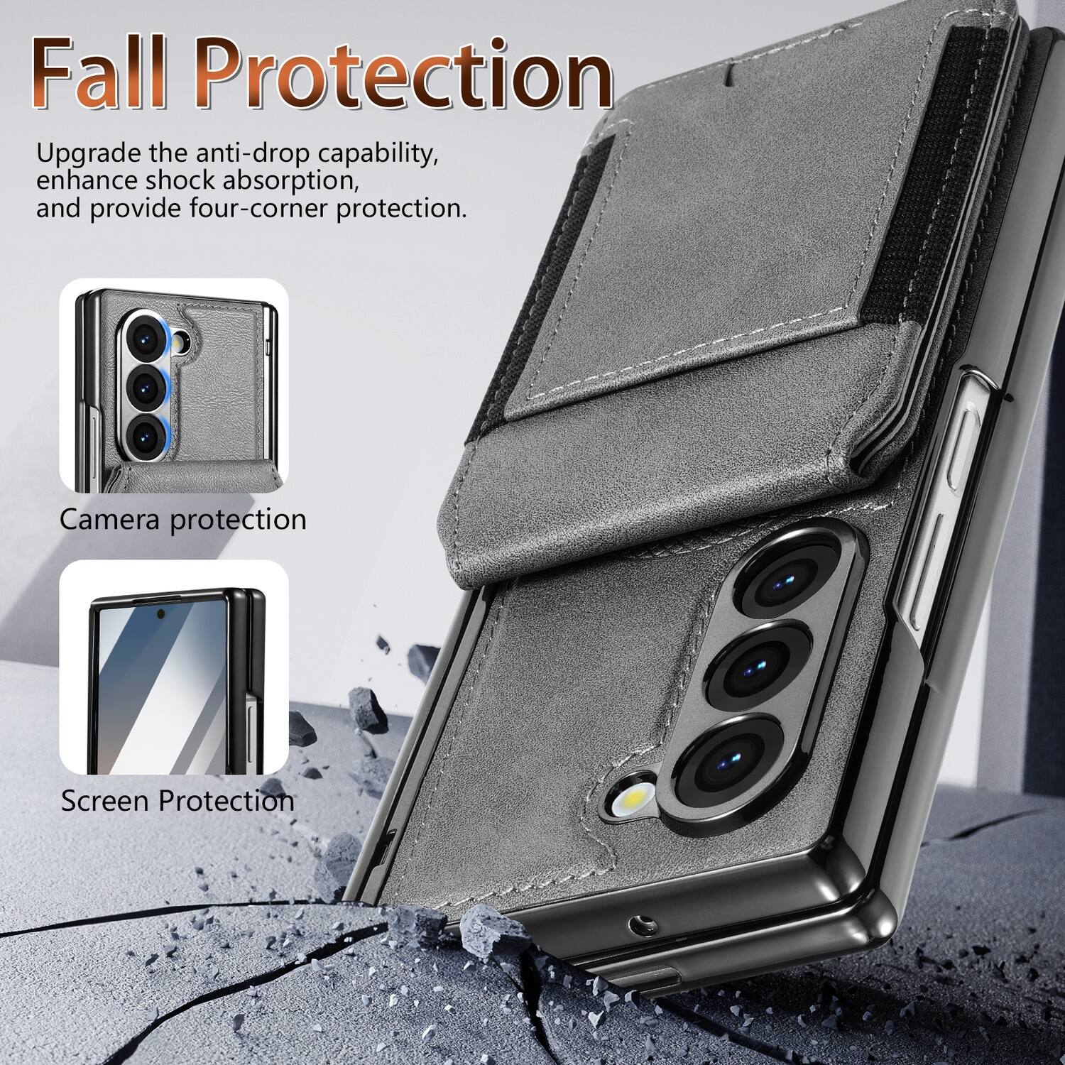 Fall Protection

Upgrade the anti-drop capability, enhance shock absorption, and provide four-corner protection.

Camera protection

Screen Protection