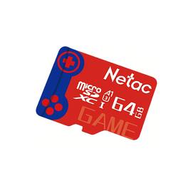 Netac - P500 64GB microSD Card for Nintendo Switch & Gaming Devices, U3 V30 A1, 4K Video, Up to 120MB/s Read