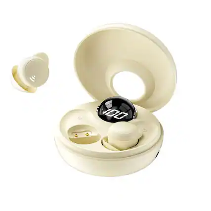 Front. PRIMEPLUS - MY002UN Wireless Sleep Earbuds, Comfortable Noise Blocking Bluetooth Earbuds for Side Sleepers & Light Sleepers.