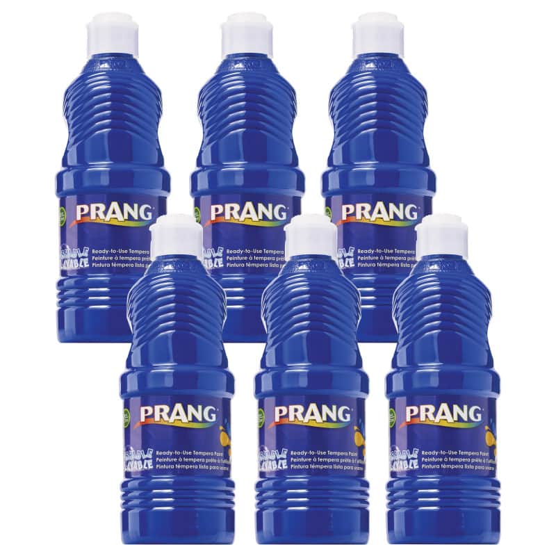 Prang - Washable Tempera Paint Blue 16 oz Pack of 6 price history on PriceWatchPro